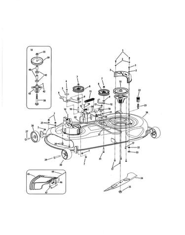 46" mowing deck (ltx1046)