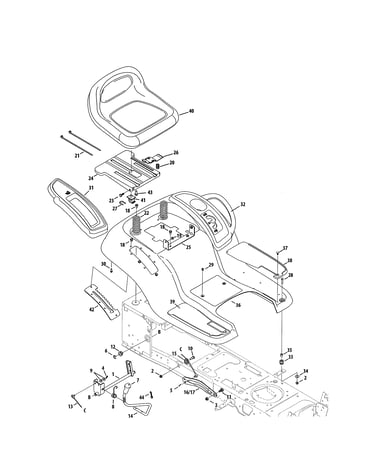 Seat/fender/lift