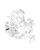 Fuel tank/hood/dash
