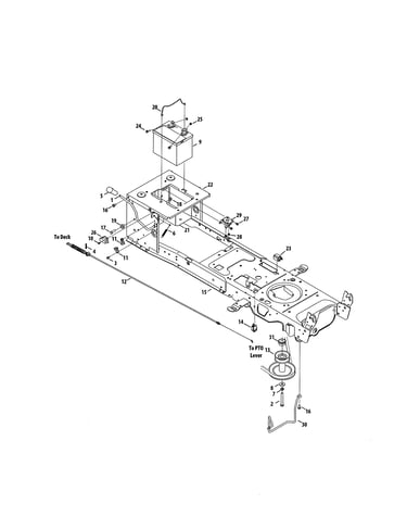 Frame/electrical/pto