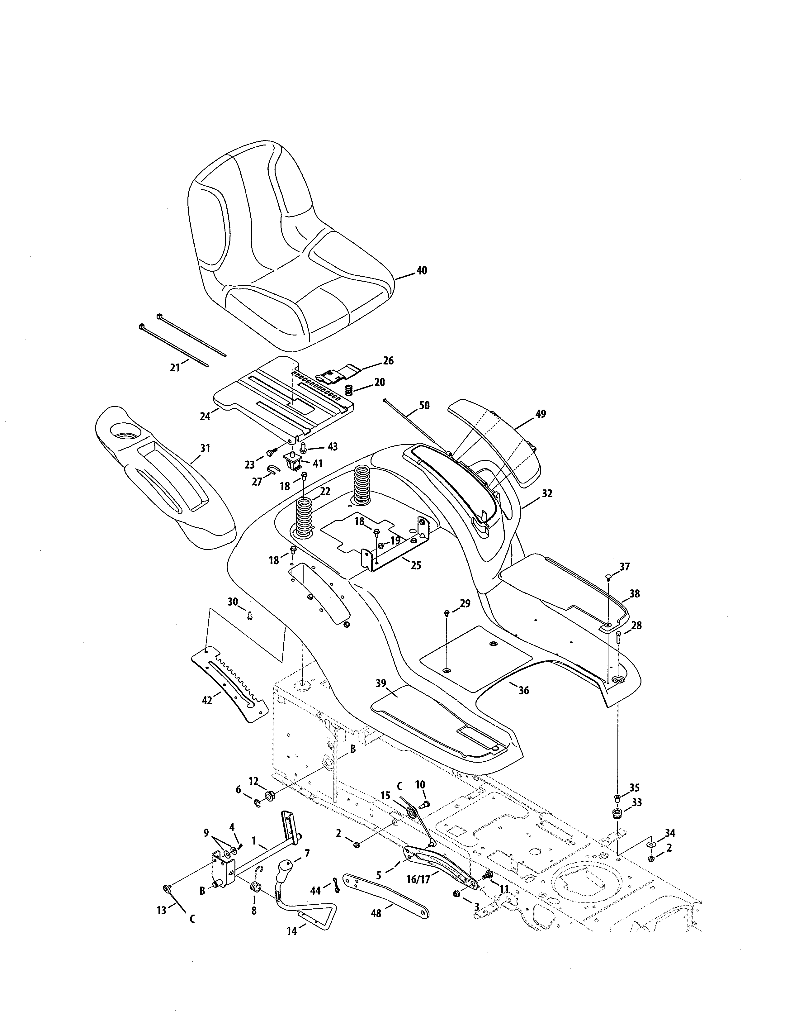 SEAT/FENDER/LIFT