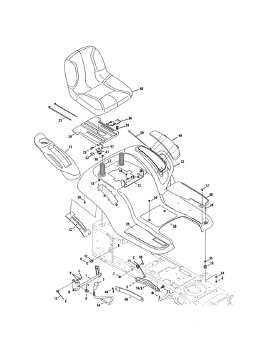 Seat/fender/lift