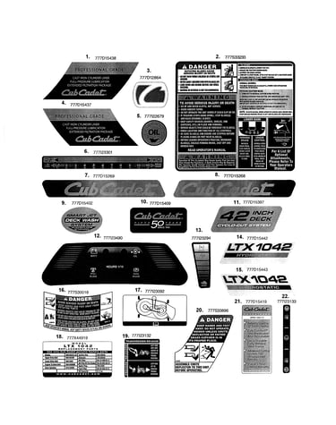 Ltx1042 decals