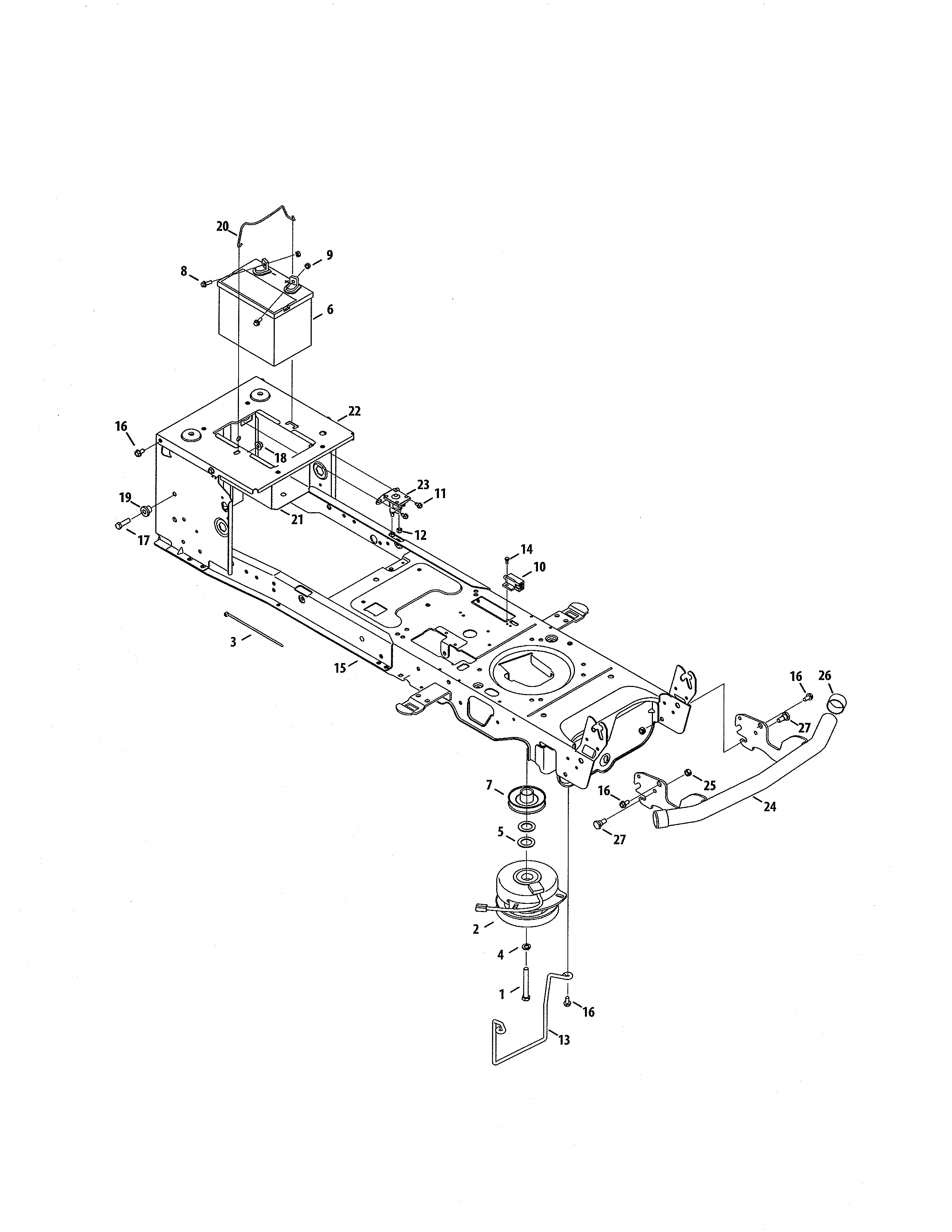 Frame/electrical/pto