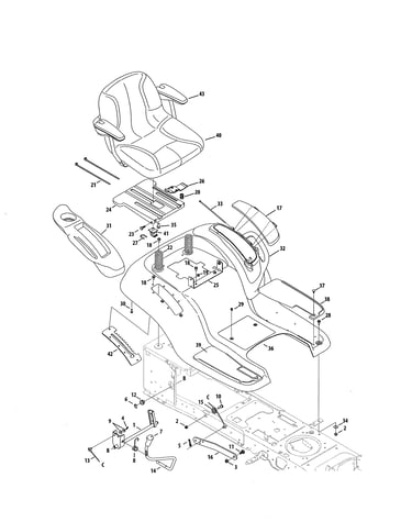 Seat/fender/lift