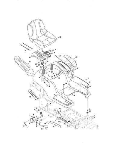 Seat/fender/lift