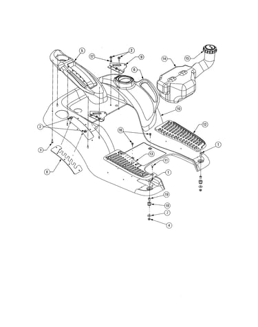 Fender/fuel tank