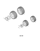 Front & rear wheel