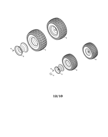 Front & rear wheel