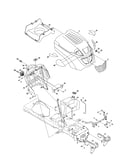 Fuel tank/hood/dash