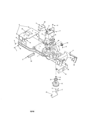 Frame/pto/battery