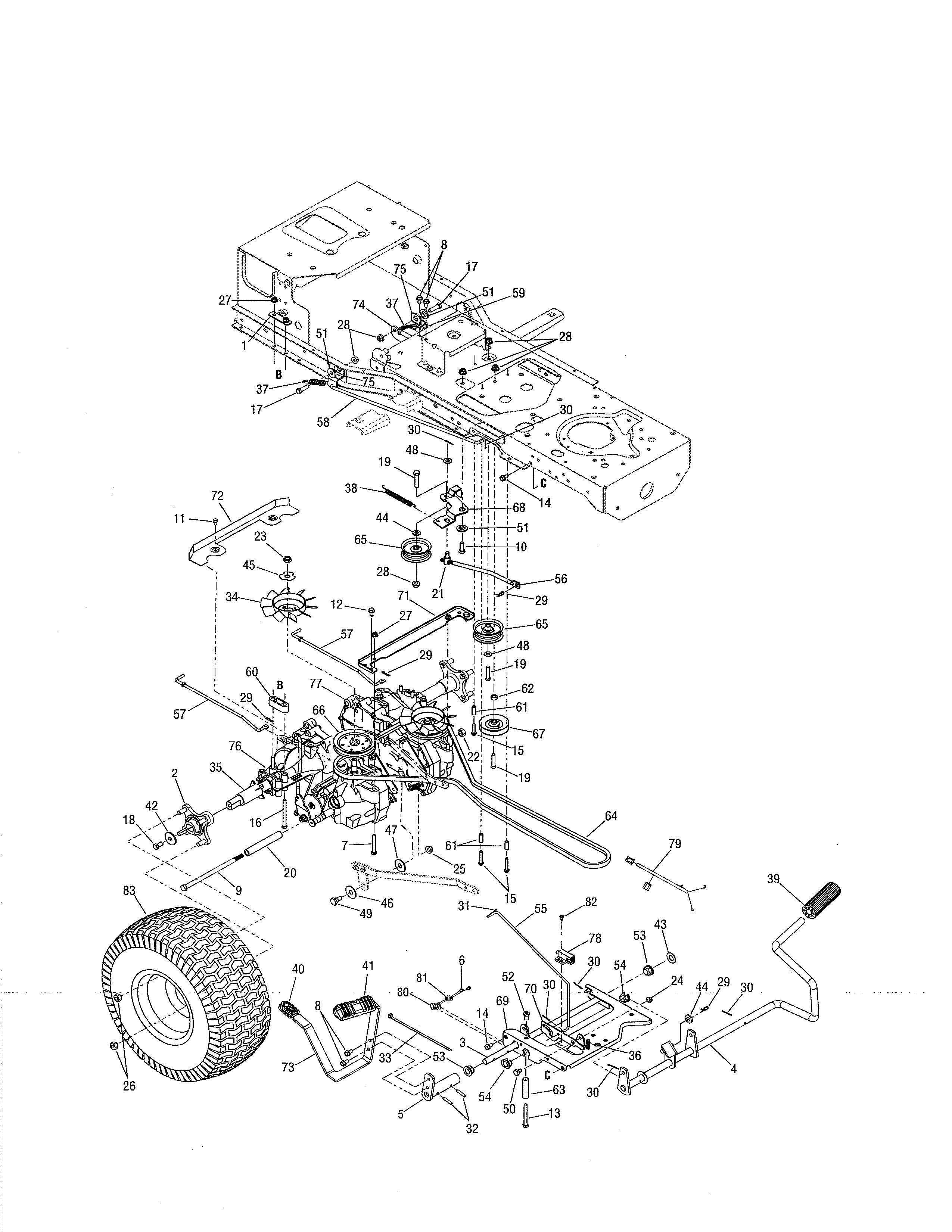 Transmission drive/controls