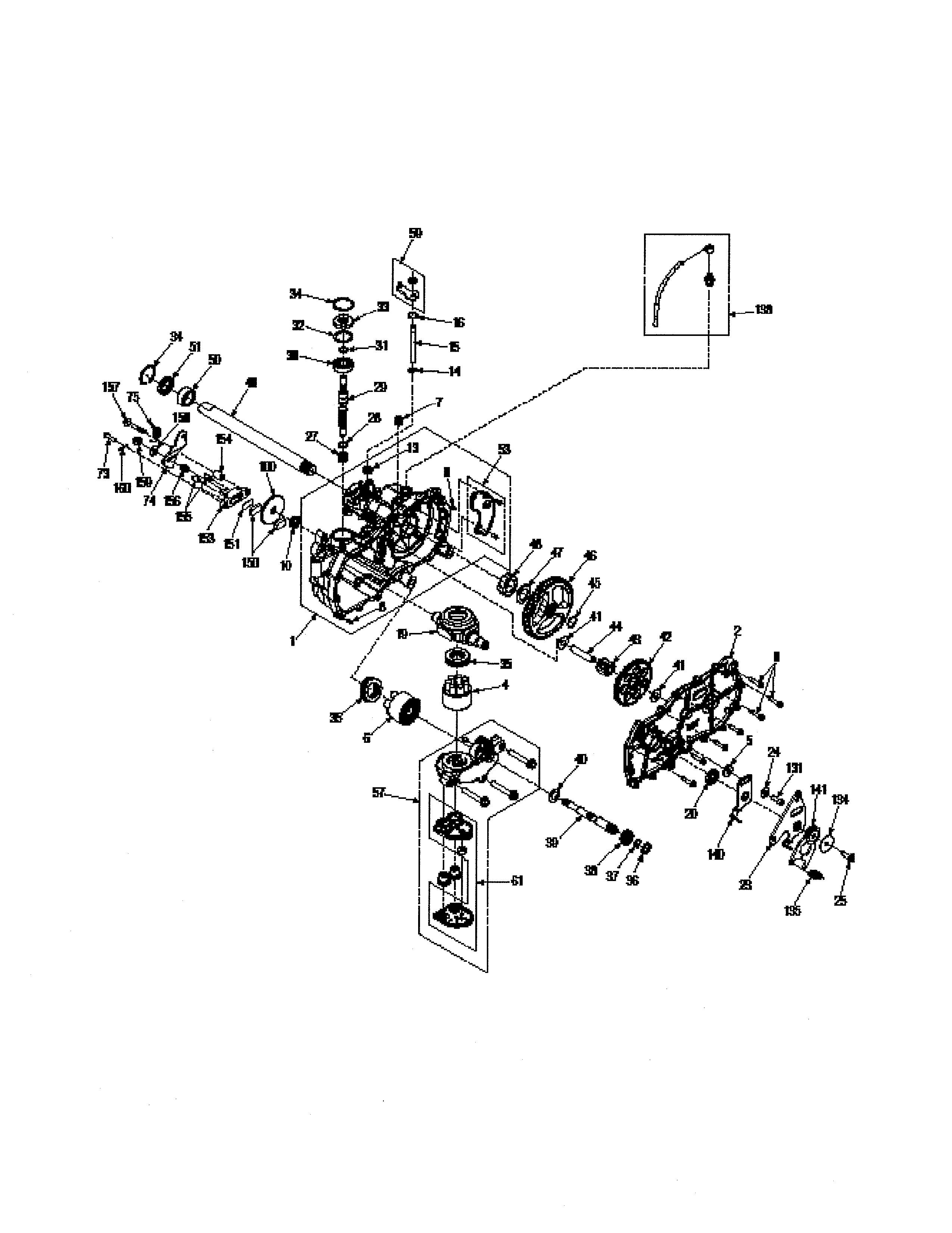 Rh transmission assembly