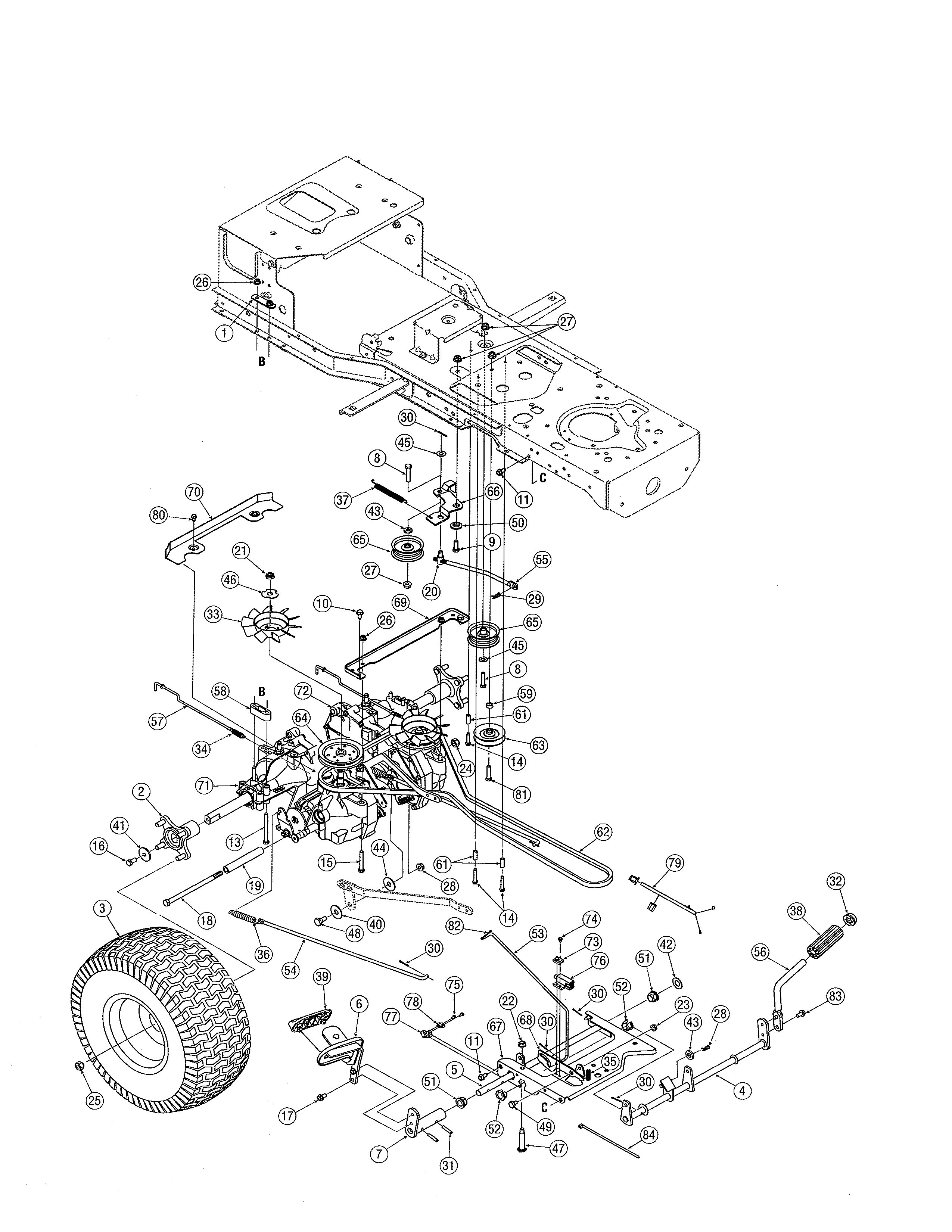 Transmission drive/controls
