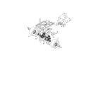 Cub Cadet 17AI2ACK056 rear drive/wheels diagram