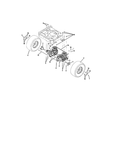 Rear drive/wheels
