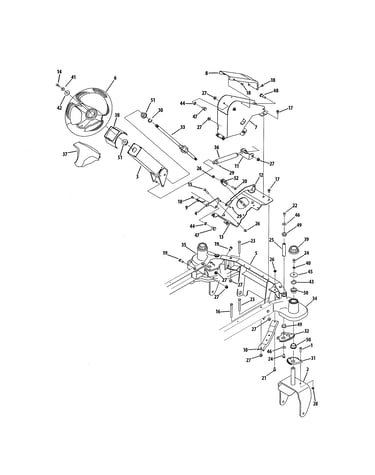 Steering columns/axles