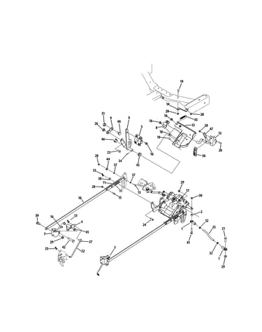 Steering linkage/pedal controls
