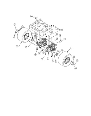 Rear drive/wheels