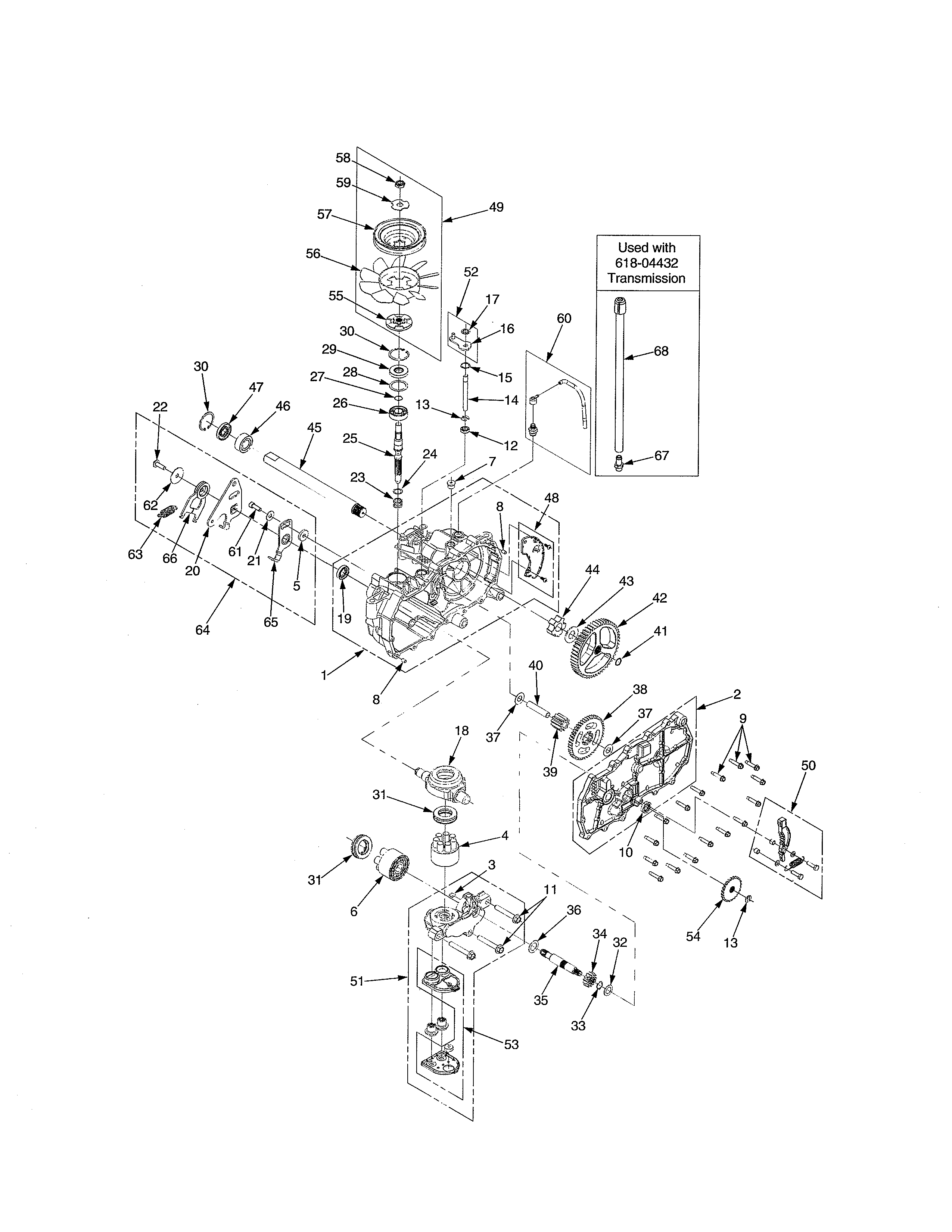 Rh transmission