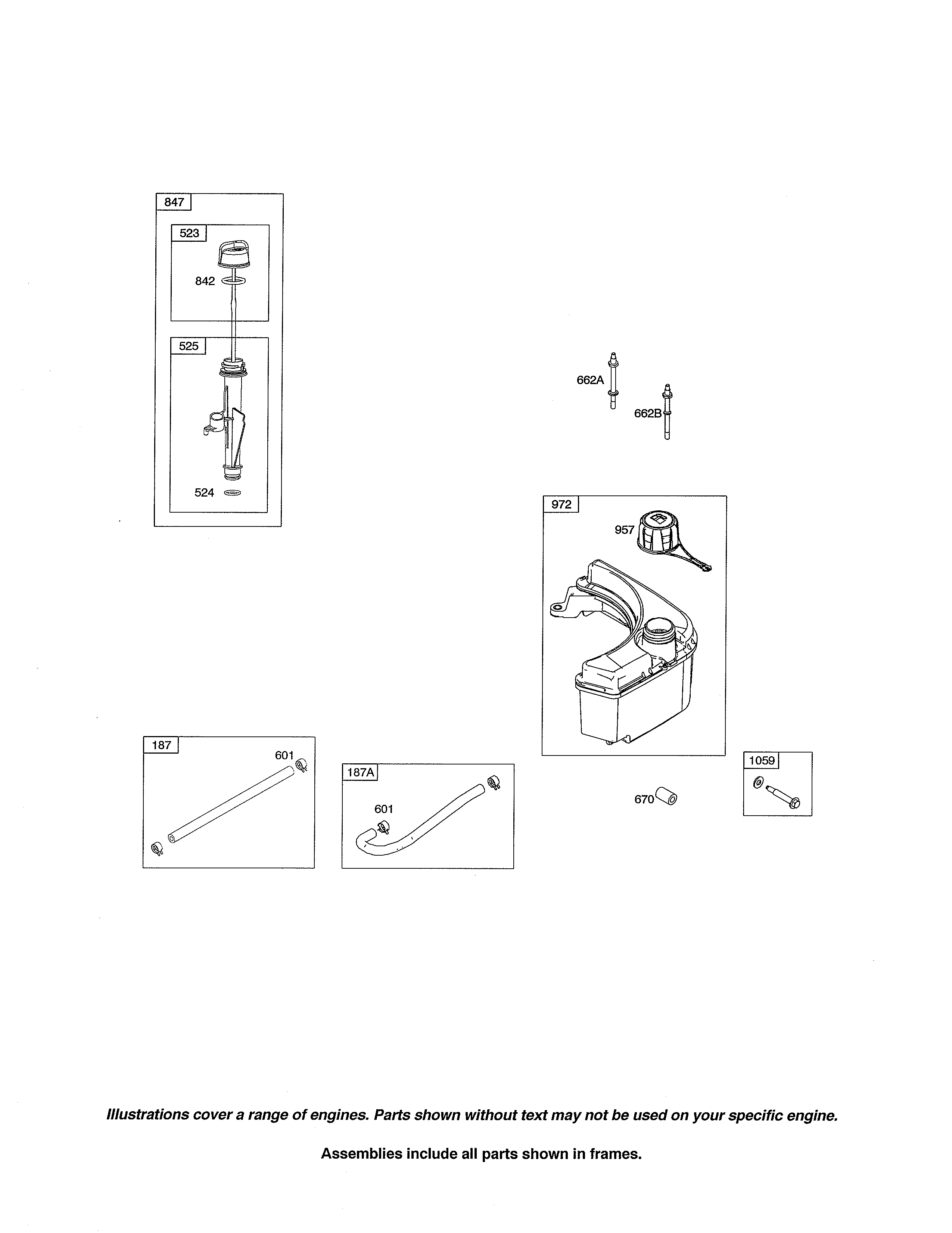 Fuel tank/dipstick