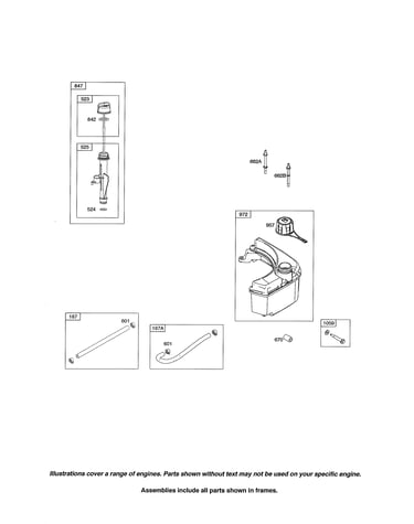 Fuel tank/dipstick