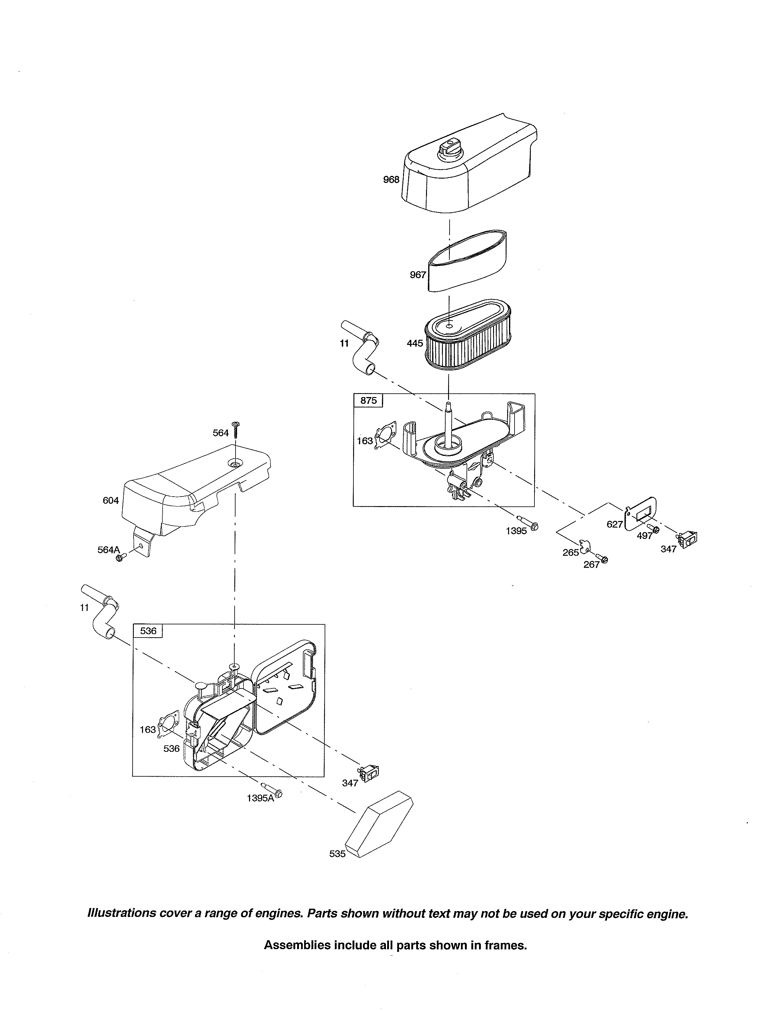 Base air cleaner/filter