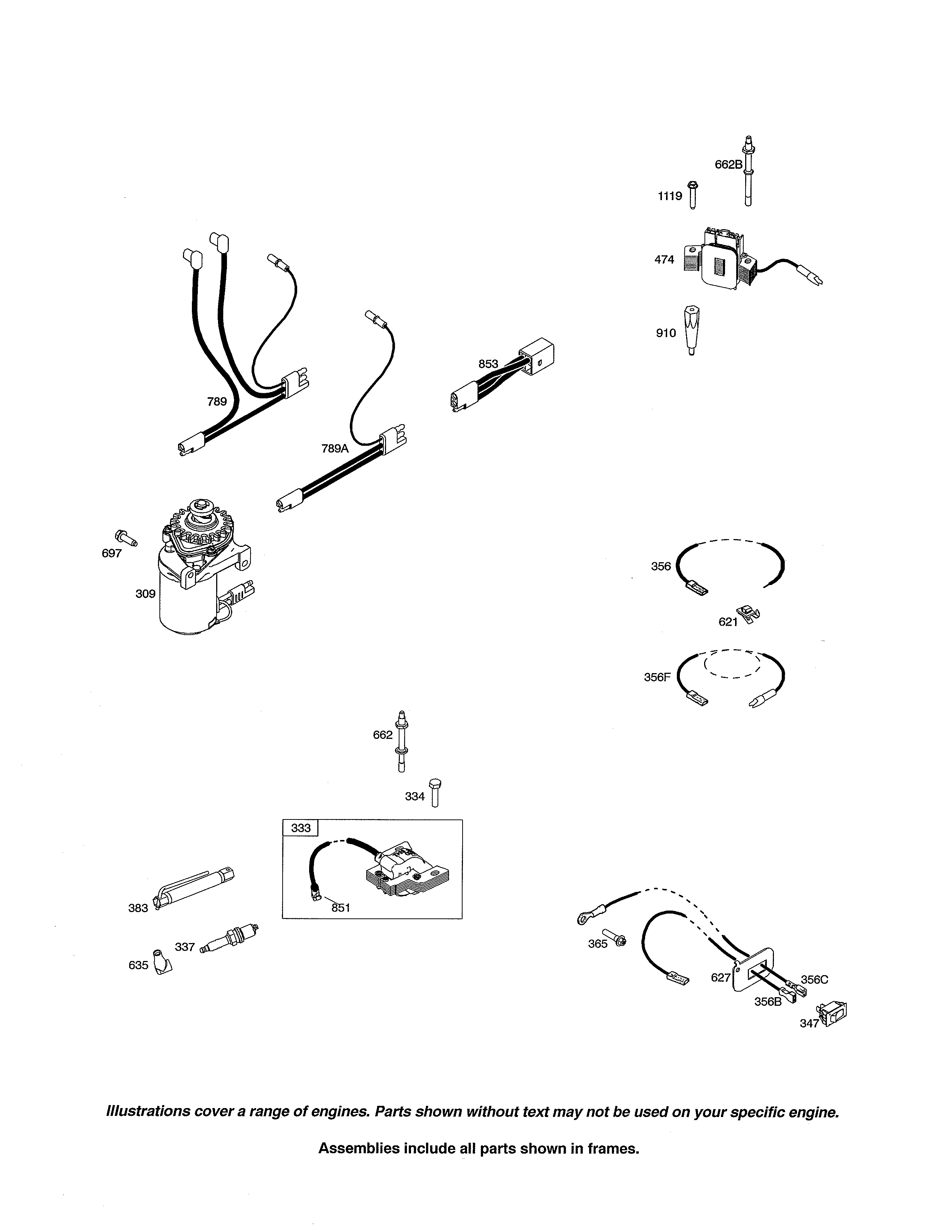 Starter motor/armature-magneto