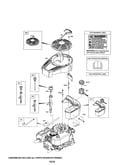 Blower housing/fuel tank