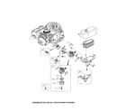 Briggs & Stratton 12S905-2732-B1 carburetor/air cleaner diagram