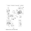 Craftsman 247288851 cylinder/crankshaft/sump diagram