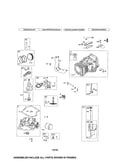 Cylinder/crankshaft/sump