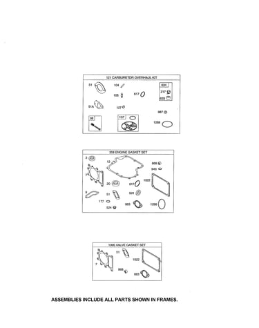 Gasket sets