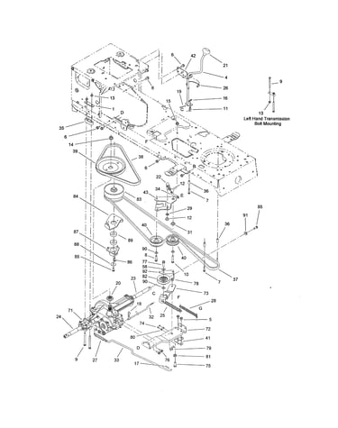 Transmission/belt/pulley