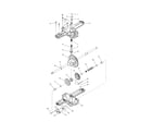 Toro 13AX60RH744 (1A056B50000 AND UP) single speed transmission diagram