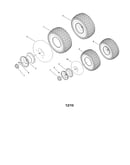 Front & rear wheel assembly