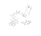 Poulan PXT15538 (96016001800) mower lift diagram