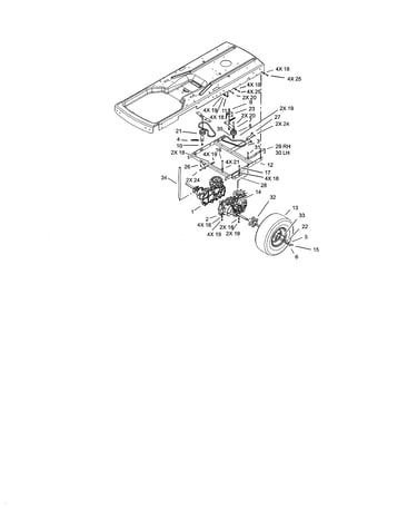 Hydro & belt drive assembly