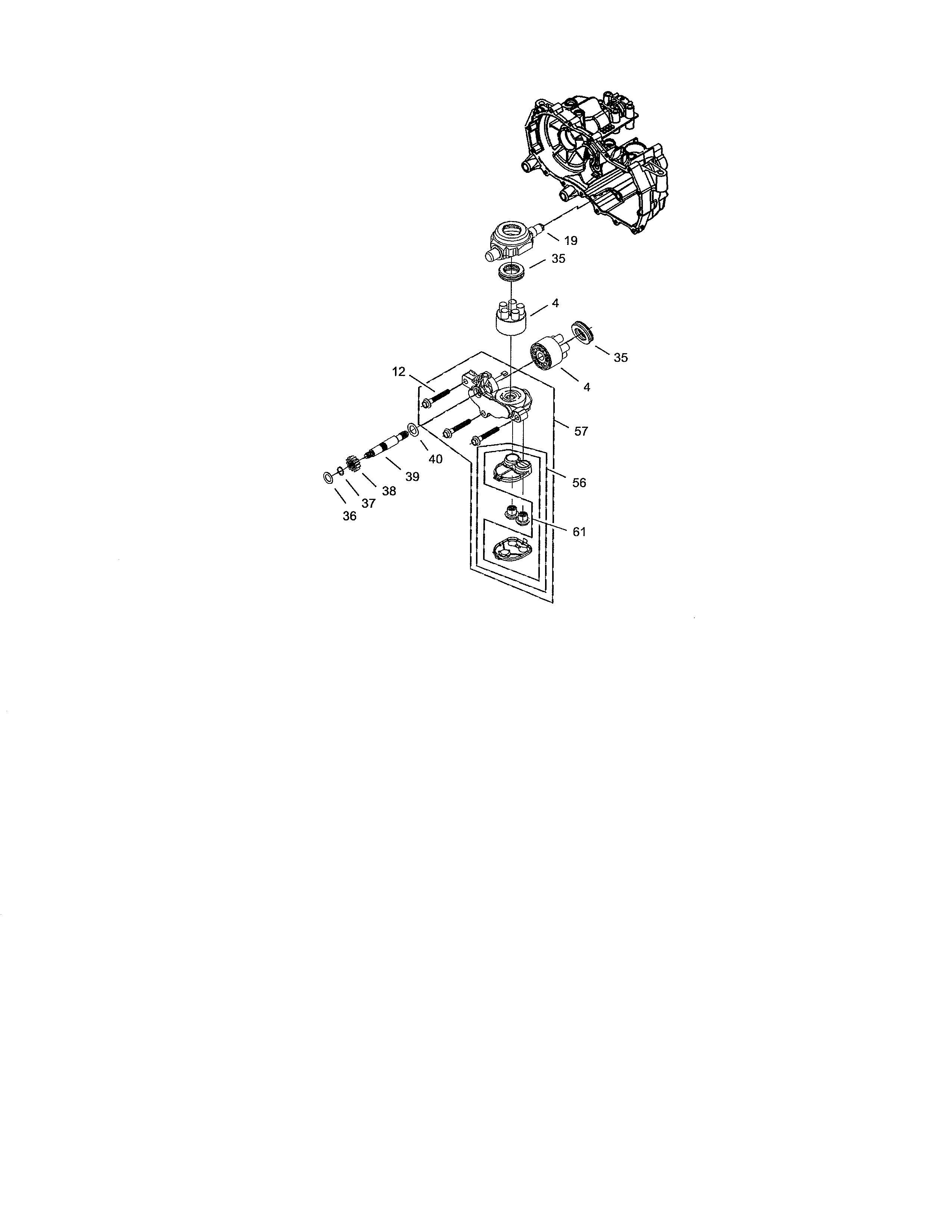 CYLINDER BLOCK-RH HYDROSTAT