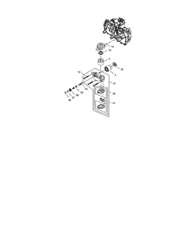 Cylinder block-rh hydrostat