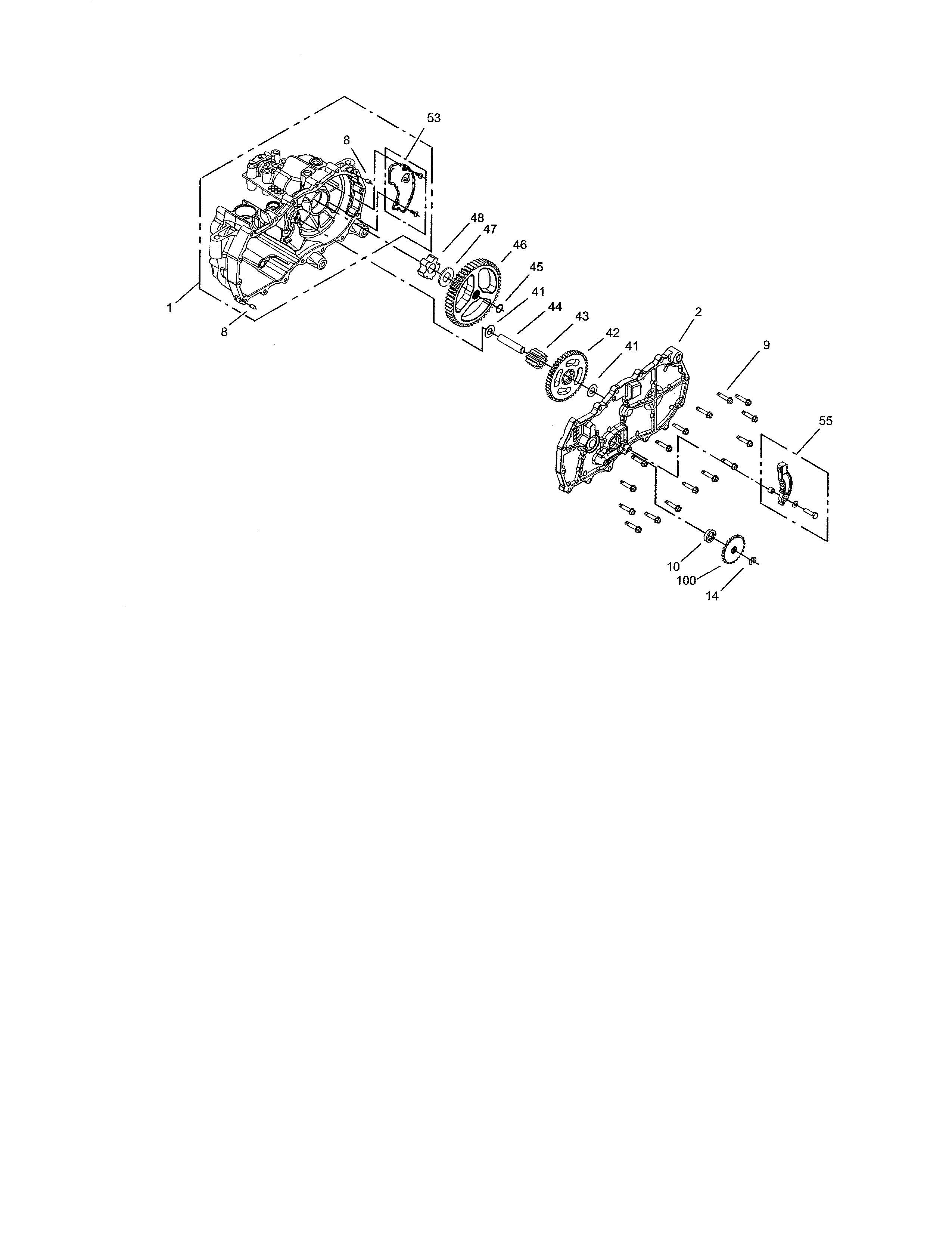 HOUSING-LH HYDROSTAT