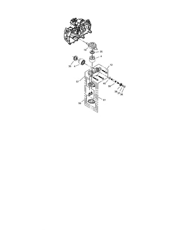 Cylinder block-lh hydrostat