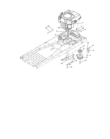 Engine & clutch assembly