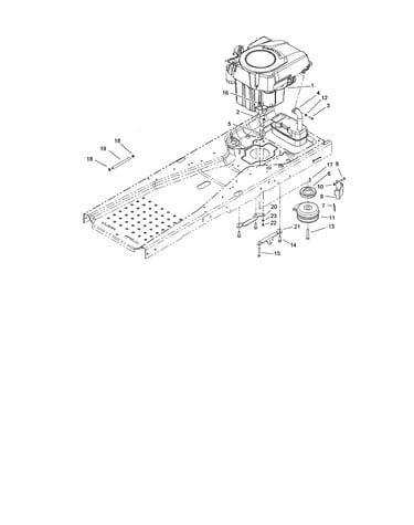 Engine/clutch assembly