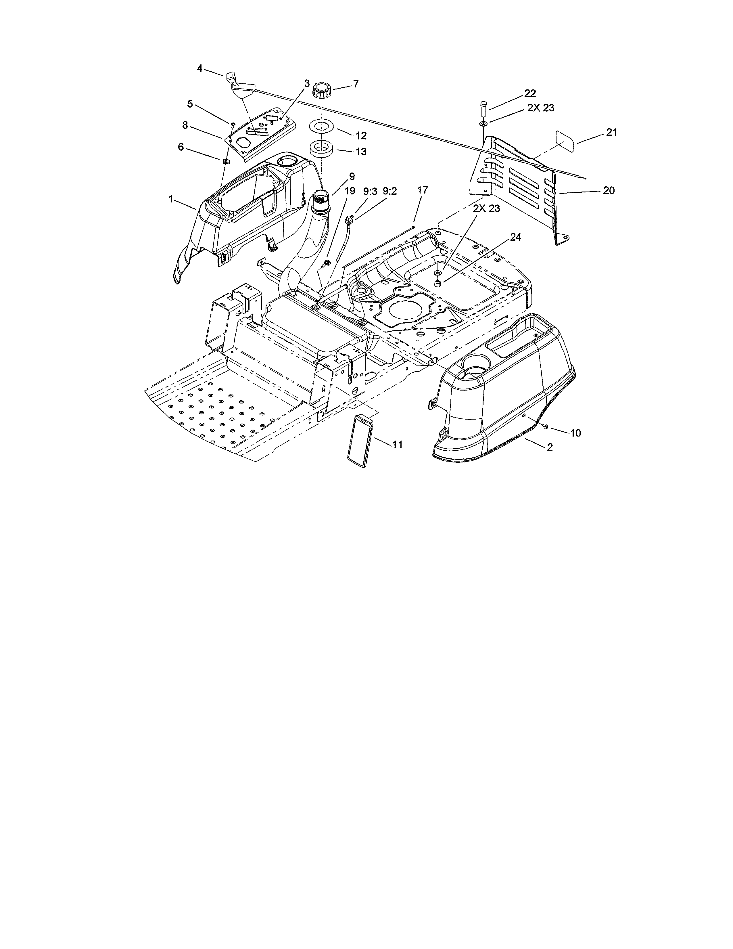 Styling/fuel system