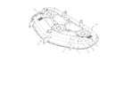 Toro 74370 (270000001-270999999) 50" deck assembly diagram