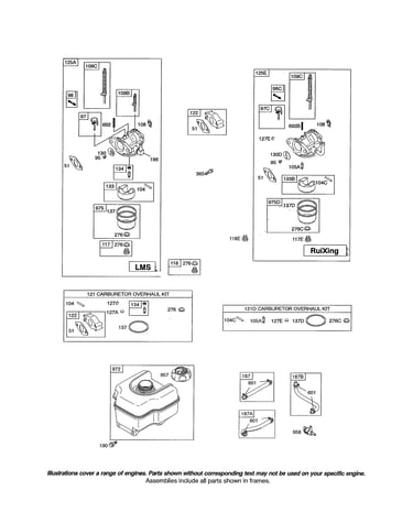 Carburetor/fuel tank