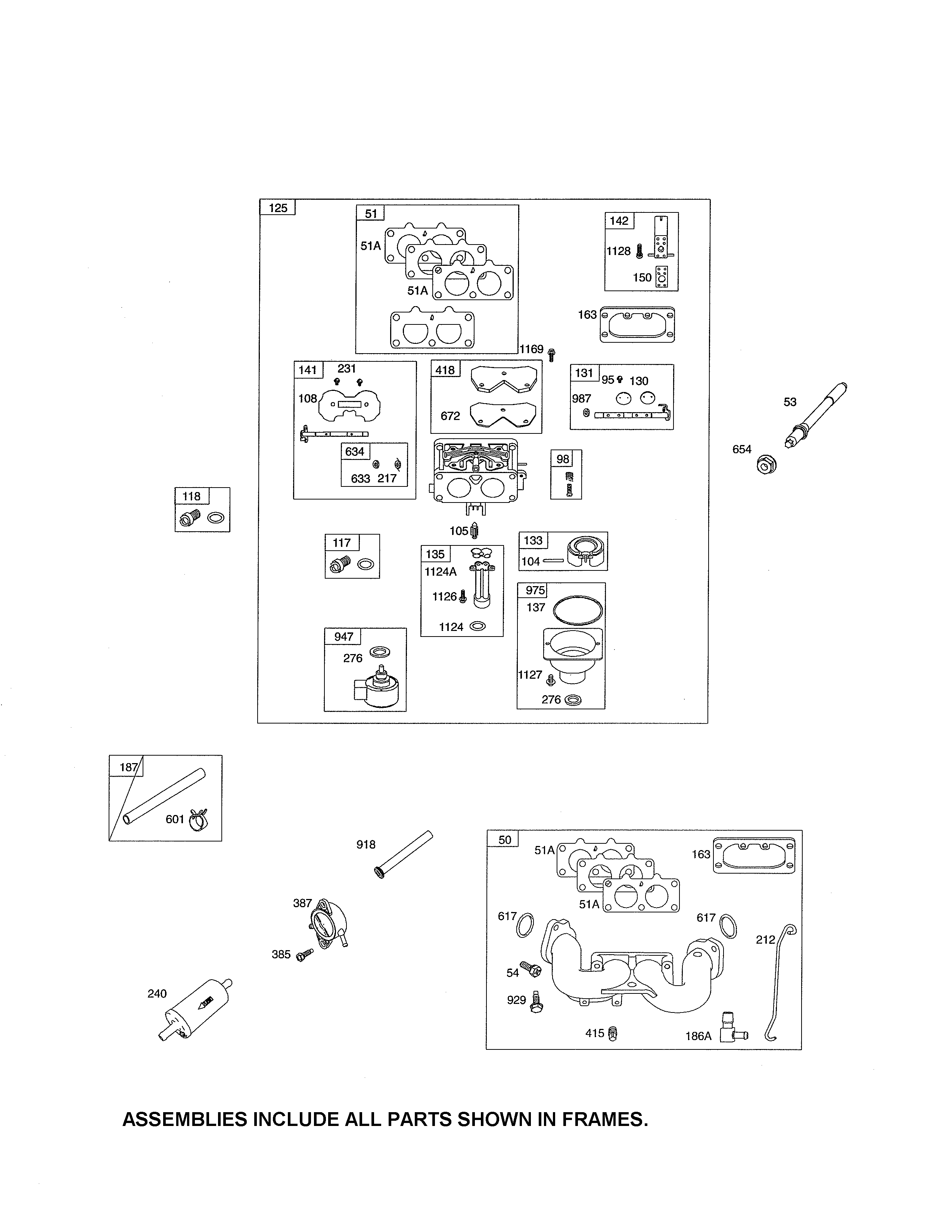 Carburetor/manifold-intake