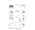 Craftsman 247288800 motor-starter/flywheel diagram
