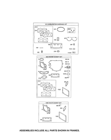 Gasket sets